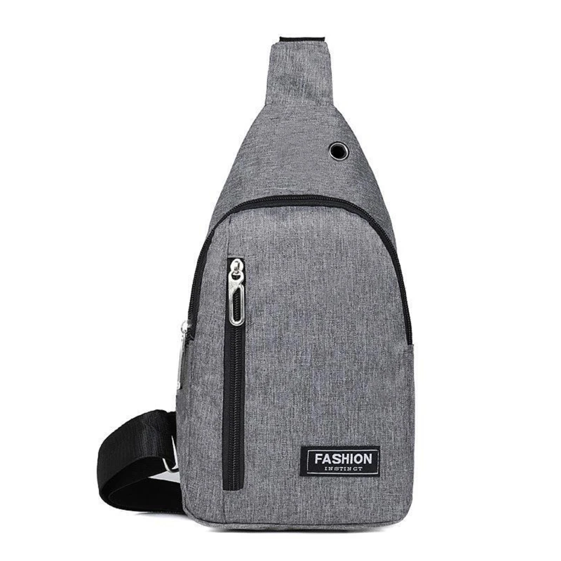 Men's Small Canvas Crossbody Chest Bag Multifunctional Sling Bag For Outdoor Sports Travel Hiking Camping High Quality Stylish