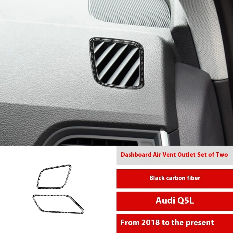 

For 18-23 Audi Q5L Carbon Fiber Dashboard Out of Trend Decorative Sticker Interior Modification Accessories