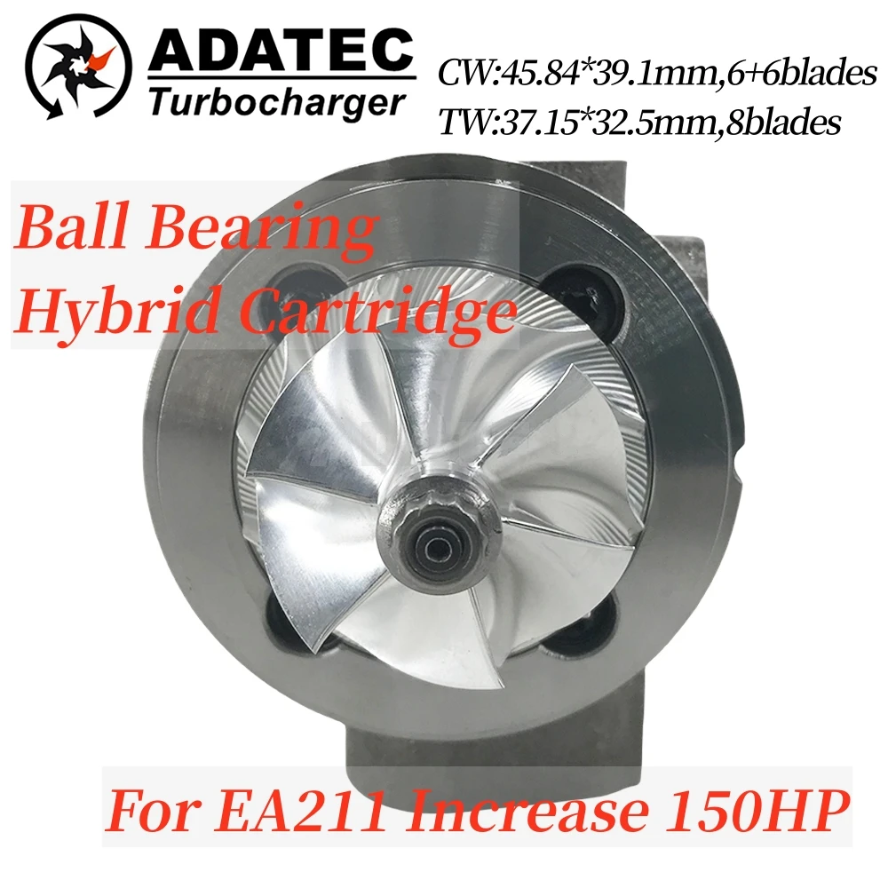 KP38 Hybrid Turbo Cartridge 163897000000 Turbine CHRA 4E145702G for Audi A3 Q3 1.4 TSI VW EA211 Golf Passat CSSA CSTA DBVA