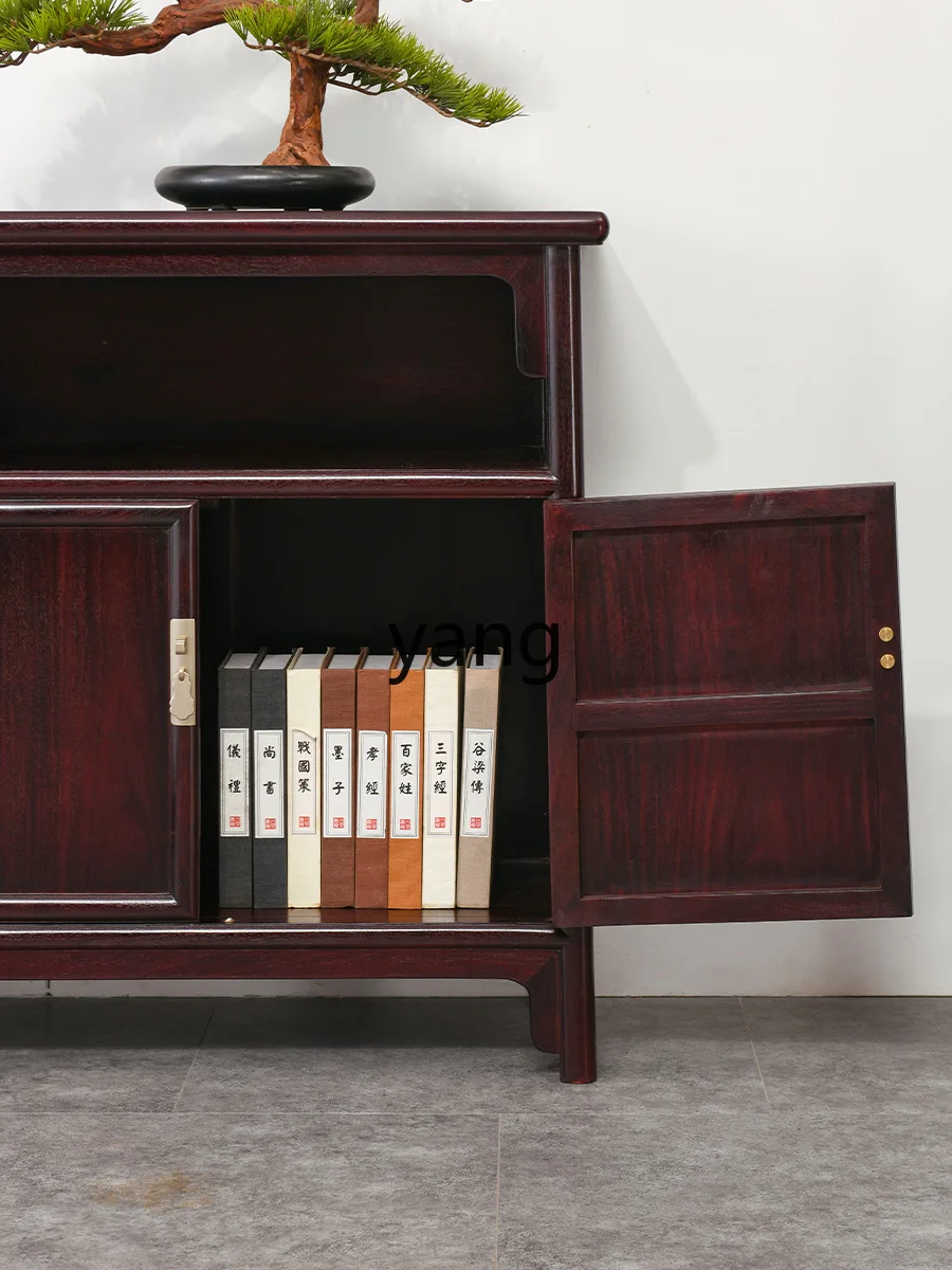 L'm'm Plain Cupboard African Rosewood Chinese Style Cabinet Solid Wood Storage Cabinet Hallway Hallway