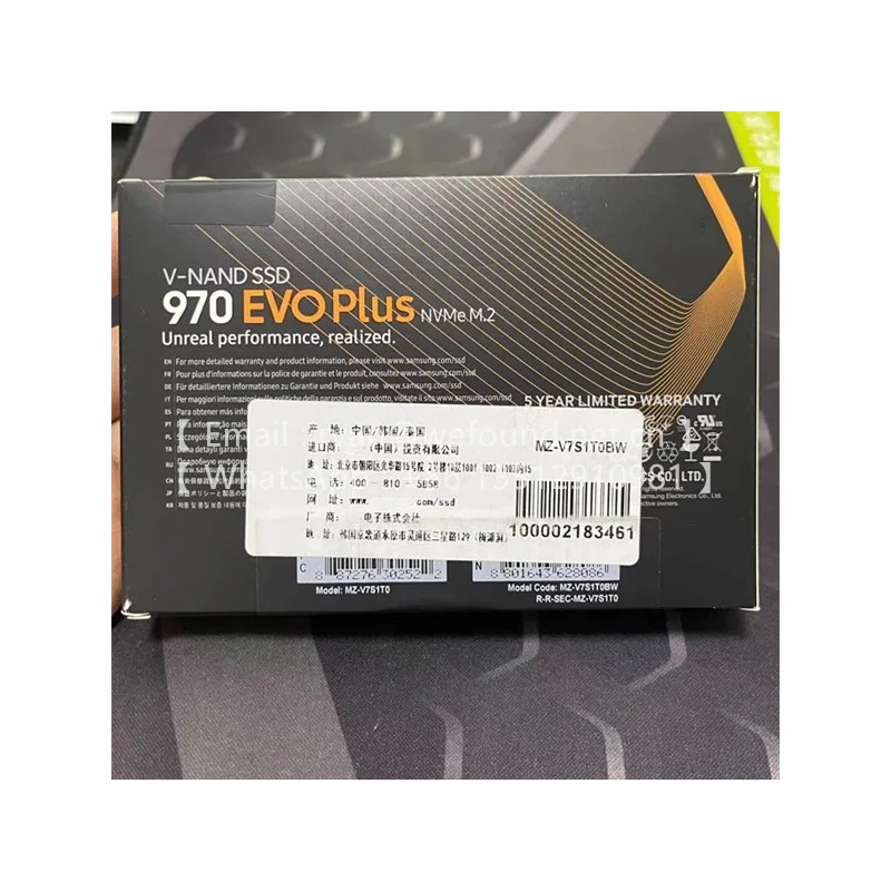 サムスン V7S1T0BW 970 EVO PLUS 1TB M.2 NVME用