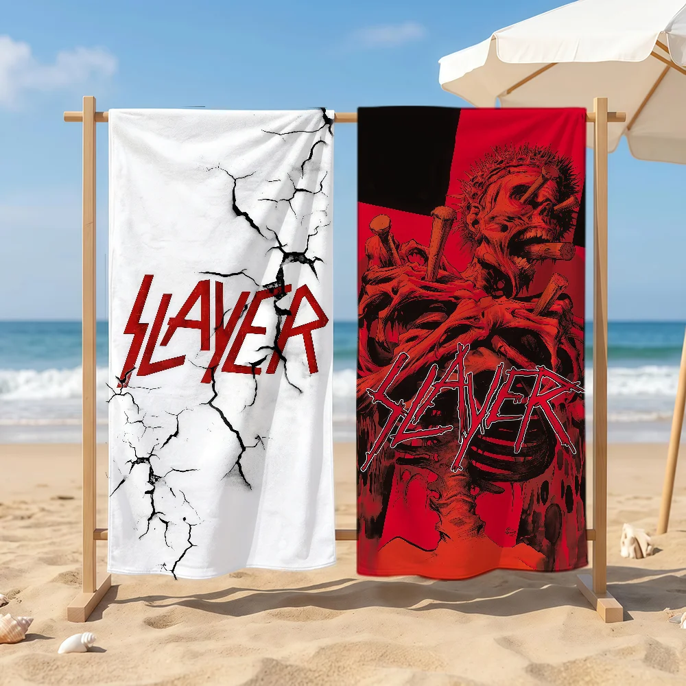 Band S-Slayer Towel Sports Quick Dry Travel Camping Sandproof Soft Light Large Beach Towel