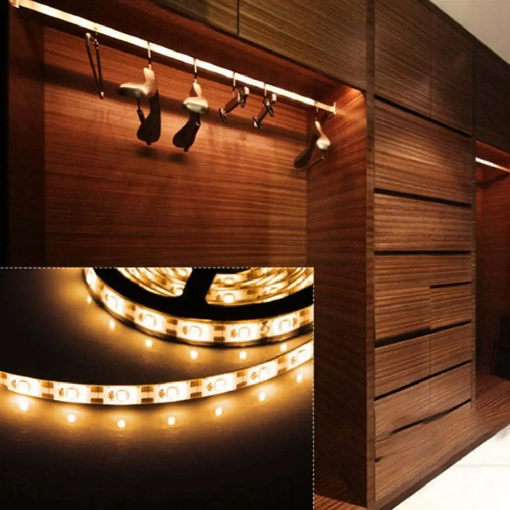 1Pcs Waterproof DC 5V LED String Light White Warm White 1-5m USB Strip Lamp Home Decor Lighting Tape SMD 2835 LED TV Background