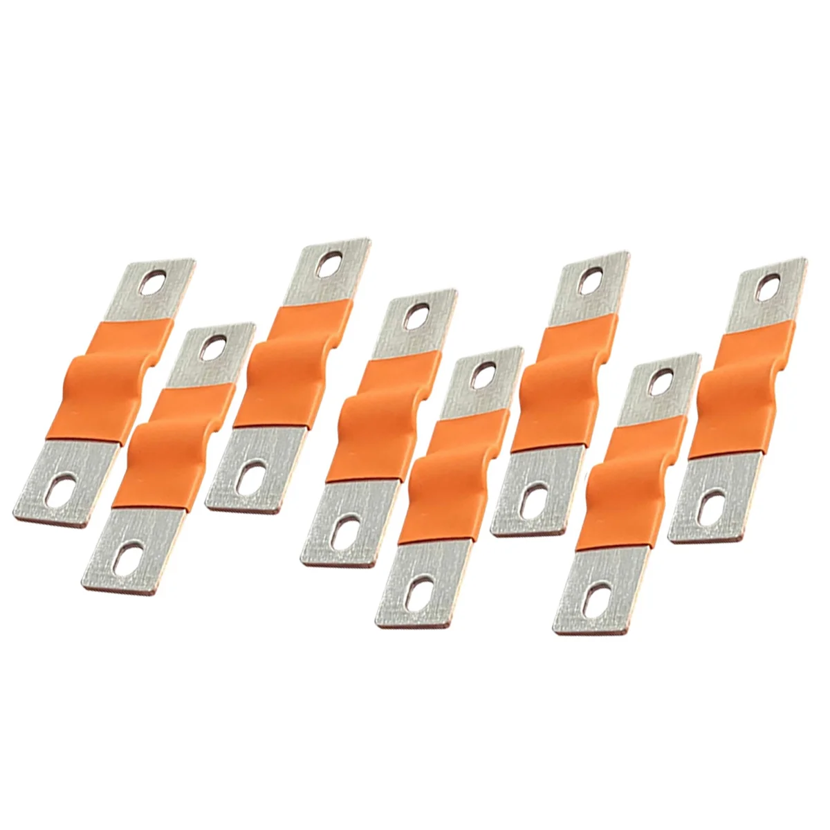 RANA 8Pcs High-Grade Nickel-Plated Copper Bus Bars for Solar Power and Deep Cycle Battery