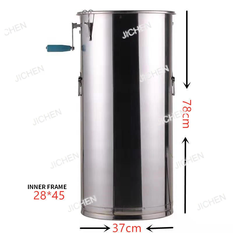 

Медоэкстрактор с двумя рамами из нержавеющей стали, медоэкстрактор большой емкости, центрифуга с ручной обработкой, оборудование для пчеловодства