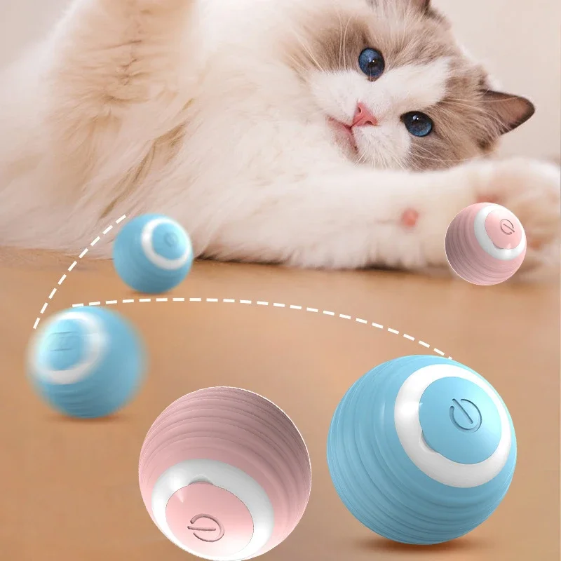 Intelligent Ball Cats Toy Resistant to Bite and Relieve Boredom Pet Rechargeable Gravitational Toy Supplies Products Home Garden