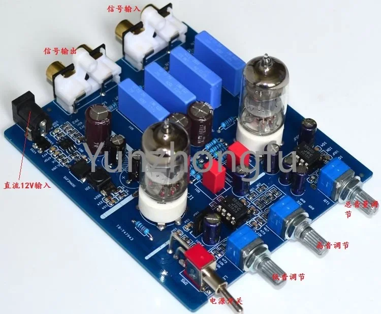 

Fever HiFi Gallbladder Level 6j1 Electronic Tube with High Bass Adjustment HiFi Audio Amplifier Front Amplifier