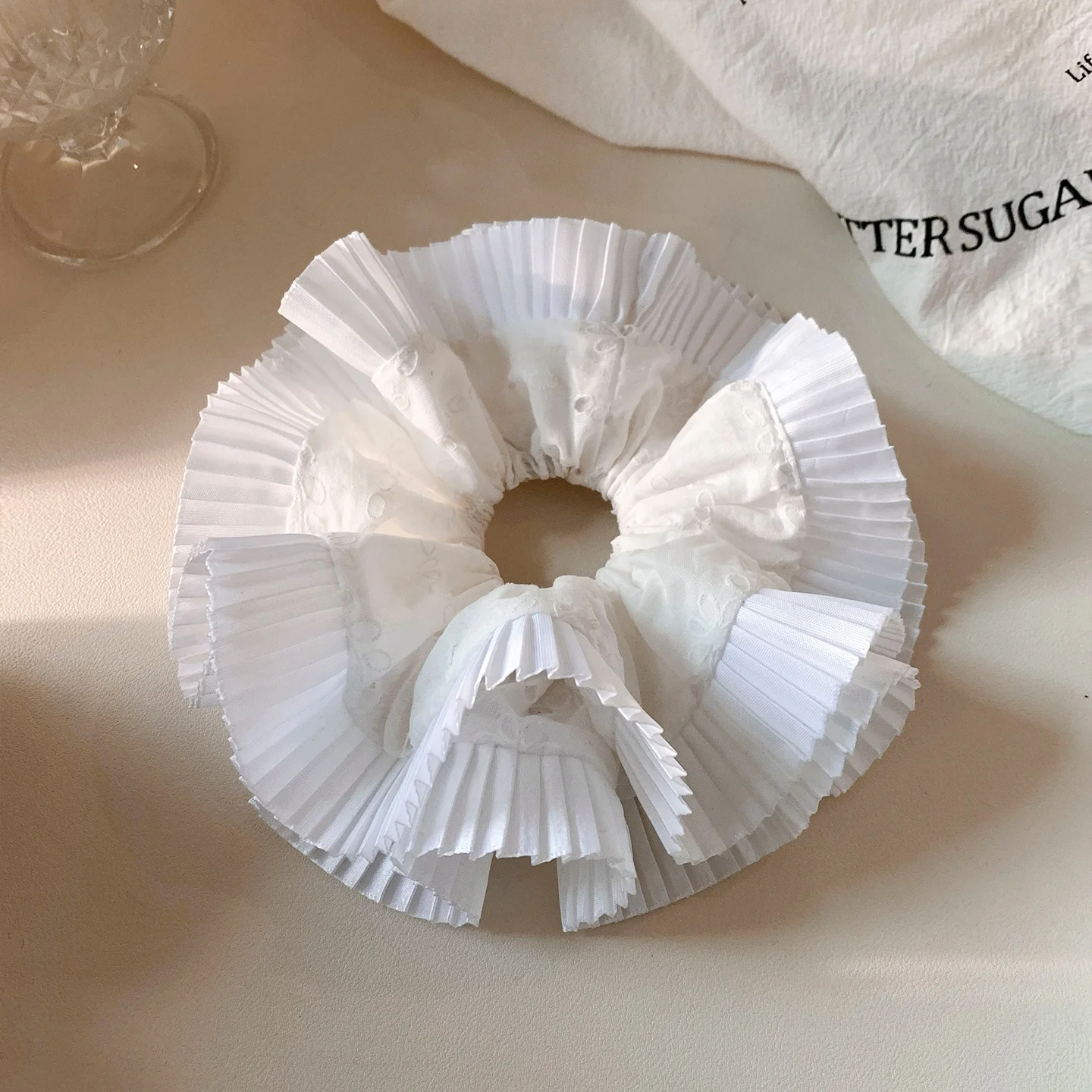 elasticos-de-cabelo-es-com-renda-branca-para-mulheres-estilo-coreano-simples-faixas-de-cabelo-versateis-para-coques
