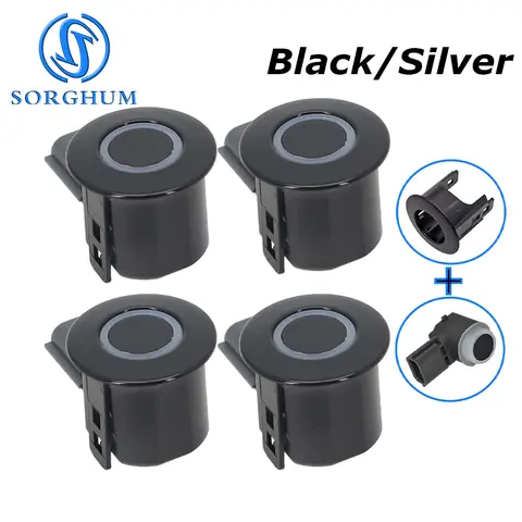 4PCS 28438-3SH0B 닛산 X-트레일 Navara 타이탄 패스파인더 Altima 인피니티 Q50 Q60 Q70 Q70L QX80 용 전면 후면 주차 센서