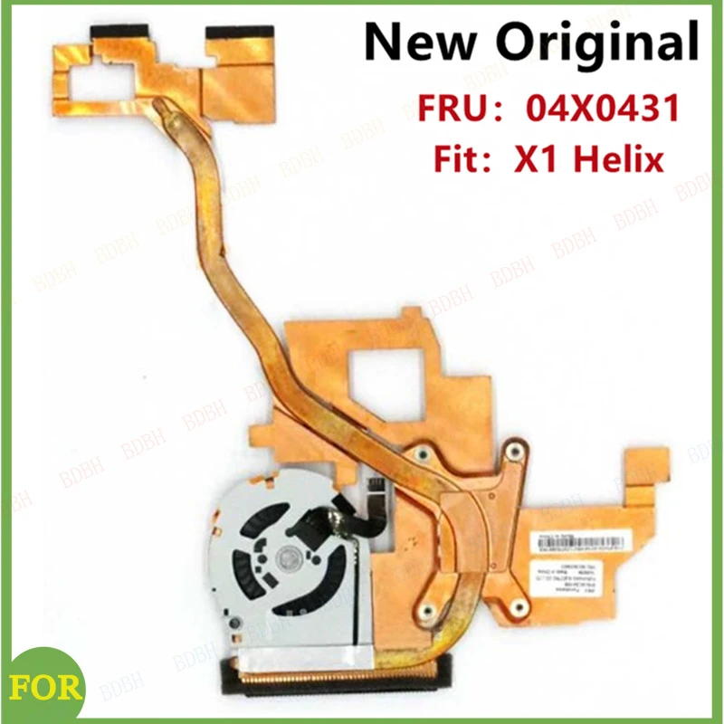 

BDBHNew оригинальный вентилятор охлаждения процессора для ноутбука Lenovo ThinkPad X1 Helix, радиатор, кулер FRU PN:04X0431
