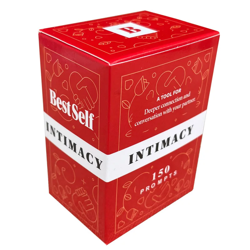 New Arrival Hot Selling Intimacy Deck by BestSelf English Version Romantic Couple Game Cards For Couples