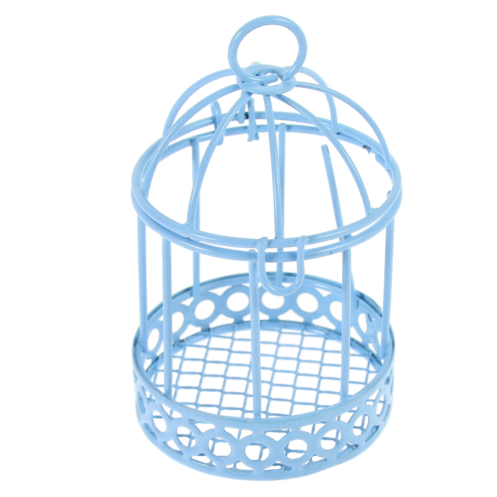 

Bird Cage Candy Box Jewelry Holder Home Decor Earrings Iron Jewellery Tray Dish Child