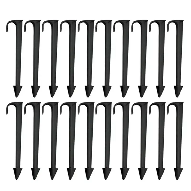 

AB46-50PCS Набор фиксирующих стержней для заземления, креплений для садовых ирригационных шлангов, опор для труб, кронштейнов для труб для сада, простая установка