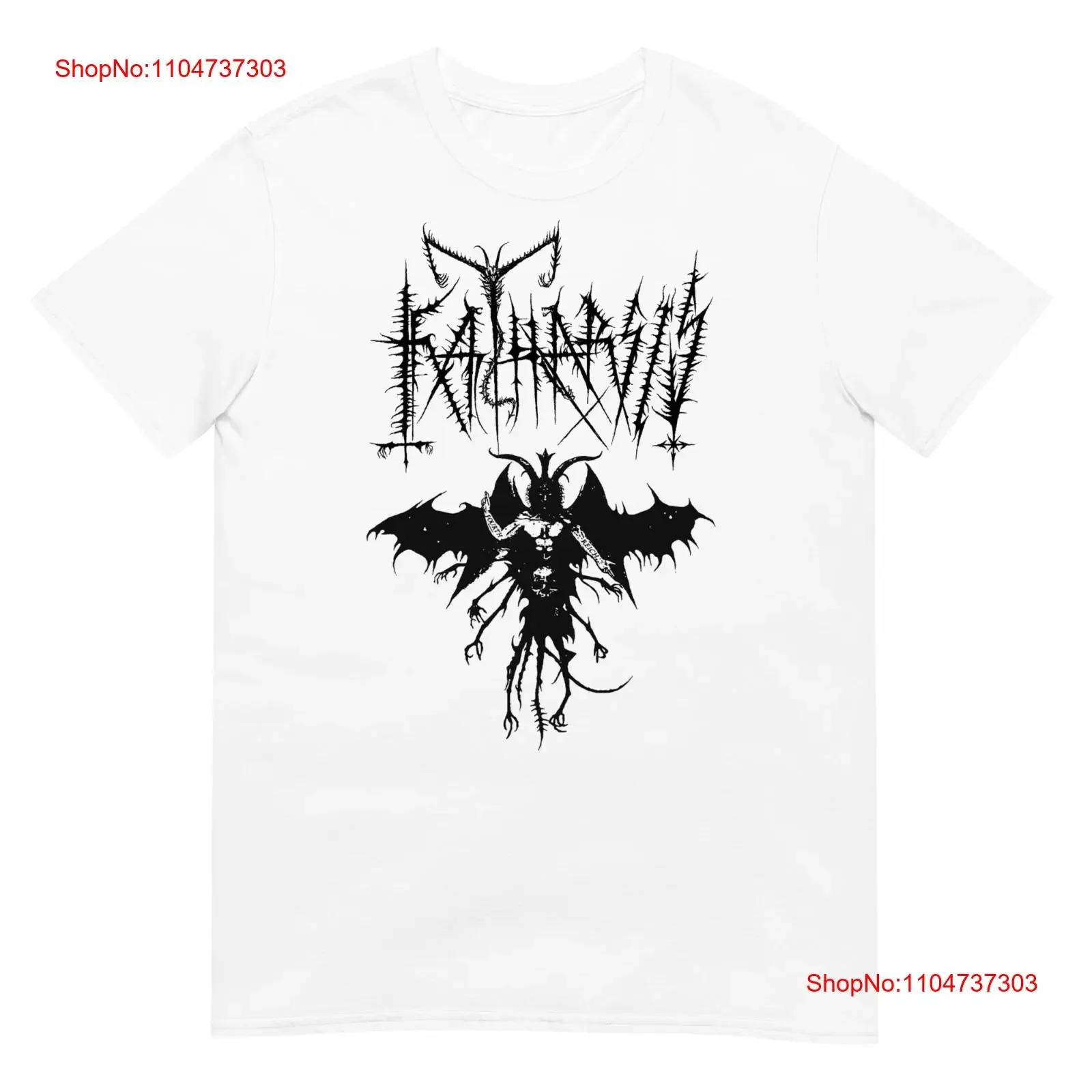 KATHARSIS Fourth Reich One Sided White T SHIRT vintage Washed Soft graphic fashion Stretched Breathable Comfortable Slightly