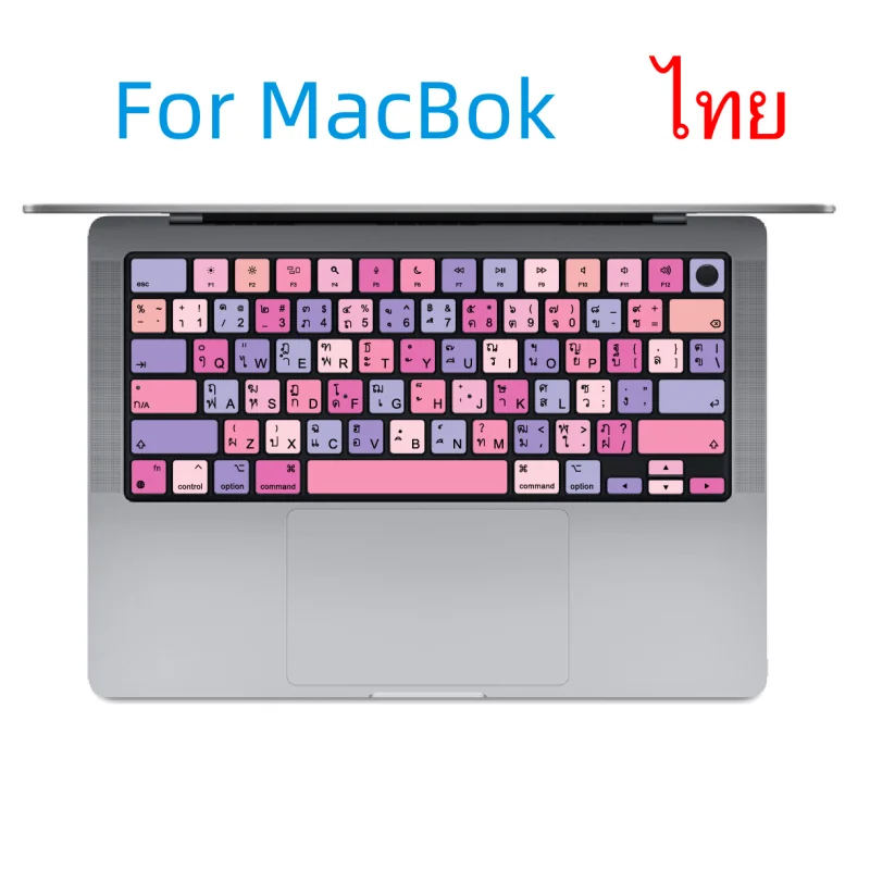 Suitable for (Thai) Apple MacBook Notebook Keyboard Sticker Key Sticker Air Pro (M2 M3 M4) (13 14 15 16 inch)