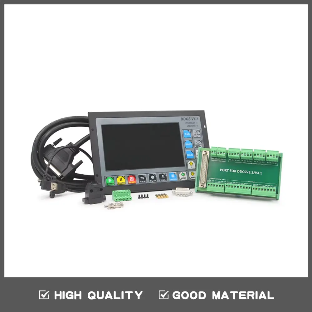 The Latest Ddcs V4.1 3/4 Axis Independent Offline Controller Machine Tool Engraving And Milling Cnc Motion Control System