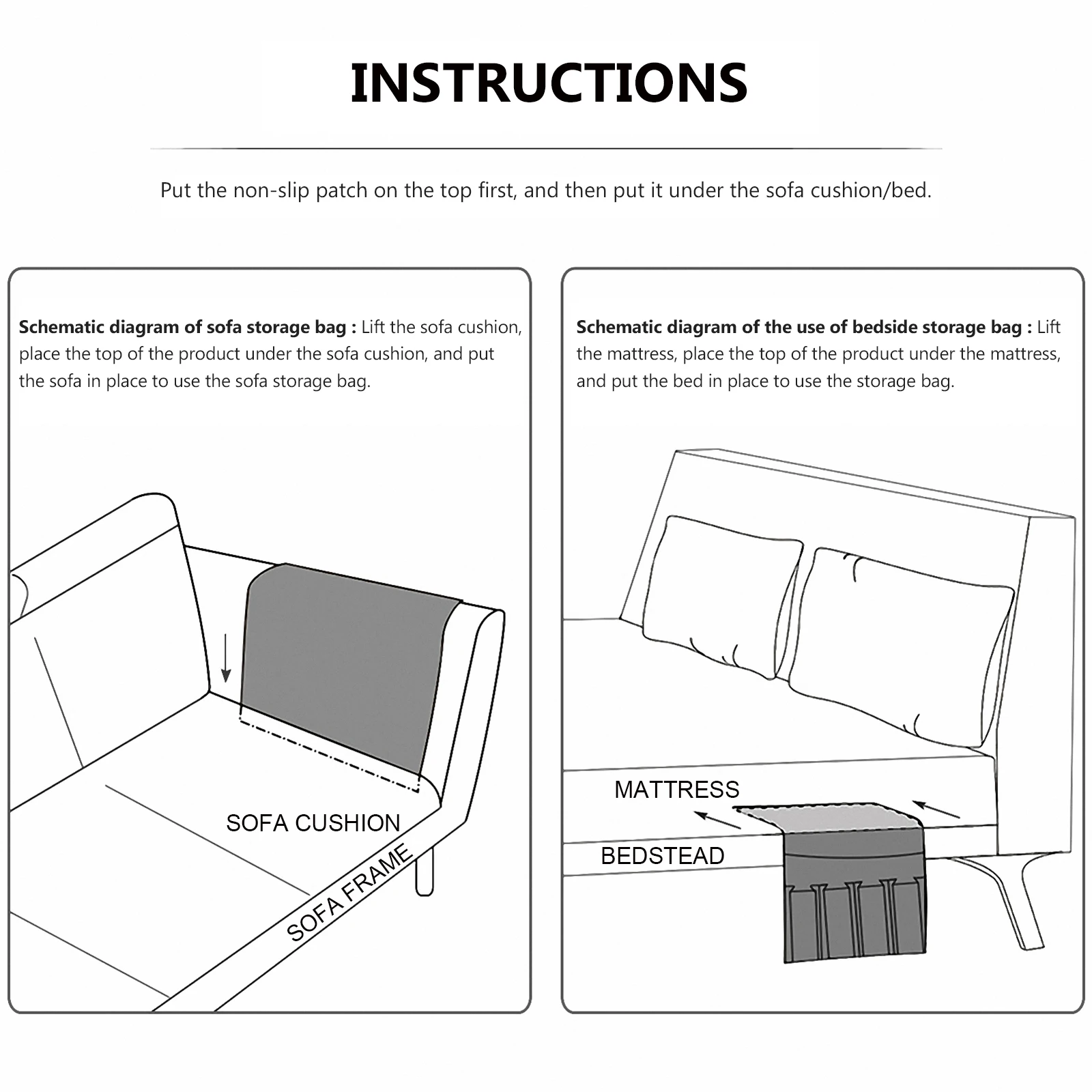 

Bedside Storage Bag Oxford Cloth Washable Multi Pocket Chair Armrest ganizer Home Dorm Office Use Storage Pouch