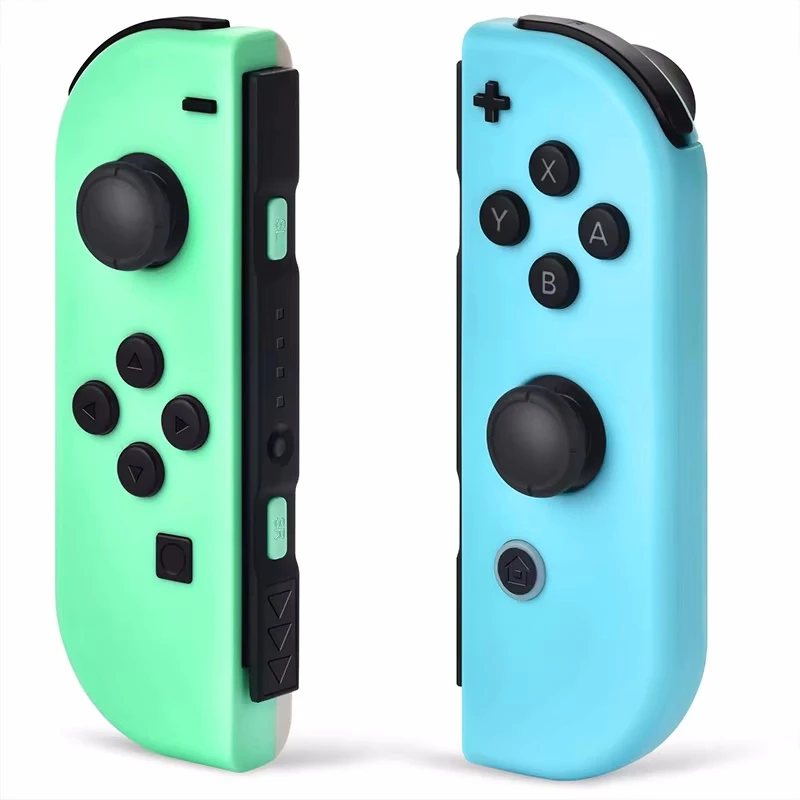 

Replacement Wireless Joycons Controller for Switch/Lite/OLED with Motion Sensing/Dual Vibration/Gyro Axis, Includes Comfort Grip