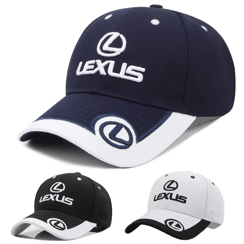 Adult Casual Cotton Baseball Caps for Lexus Badge IS ES CT LS NX GX PX RX GS GS200t IS250 ES300 LS500 GX470 RX350 Adjustable Hat