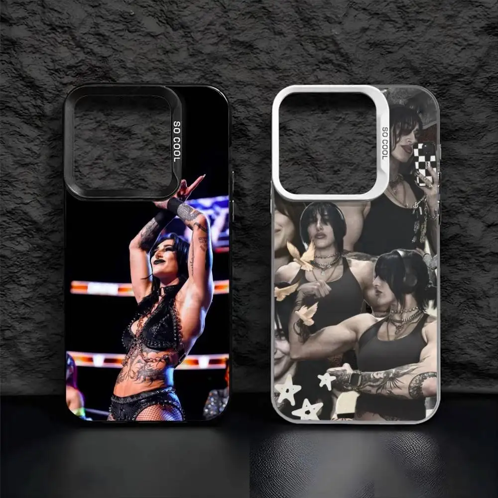 

Cool R-Rhea R-Ripley Wrestler Phone Case For IPhone 16 17 15 14 12 13 Pro Max Black Color Shockproof Cover