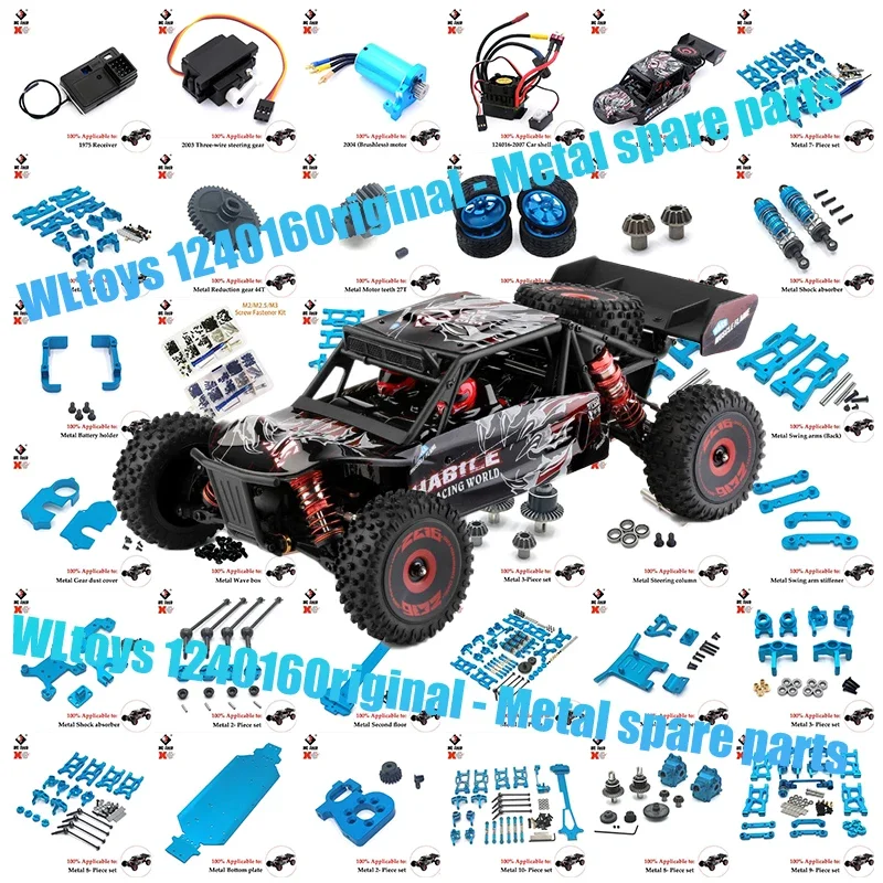 Metalen CVD-aandrijfas voor en achter voor WLtoys 144001 144002 124016 124017 124018 124019   RC Auto Upgrade Onderdelen Accessoires