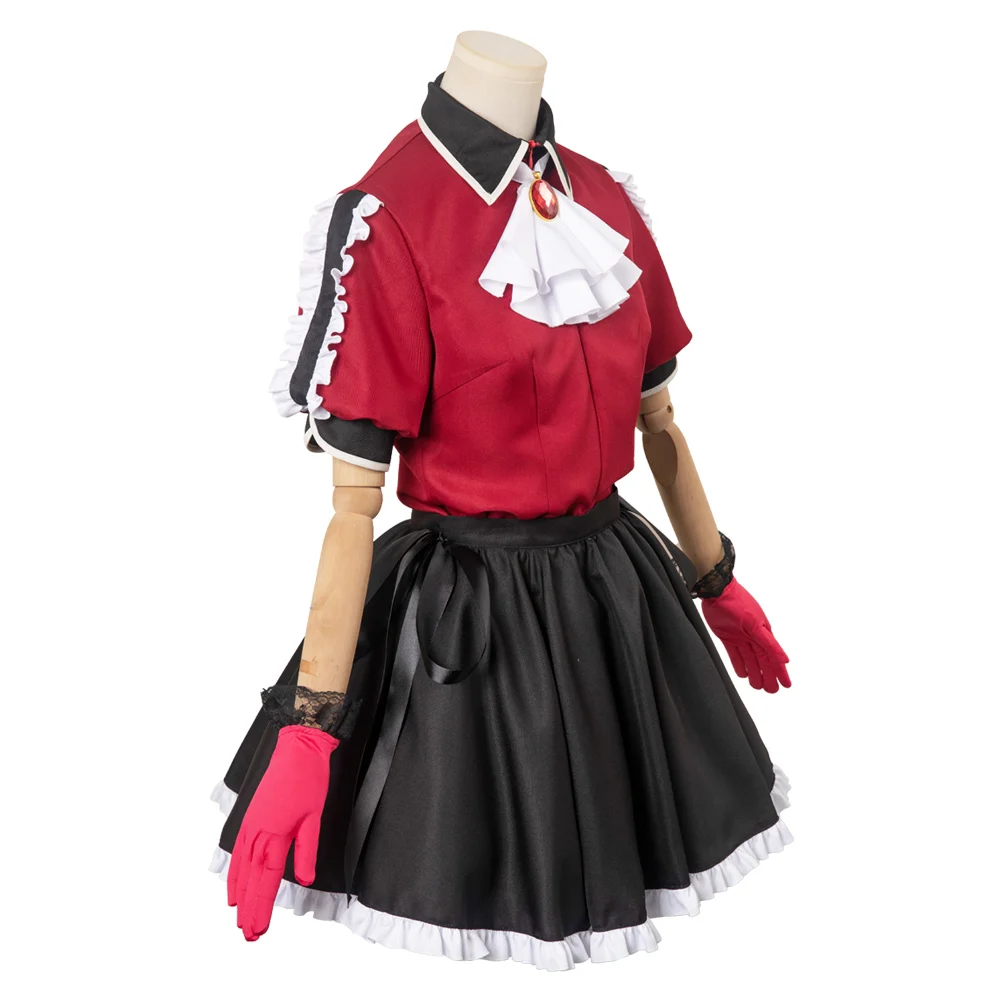 Oshi no Ko Arima Kana Traje Cosplay para Mulheres, Vestido para Cantar, Acessórios para Peruca, Traje de Halloween, Traje de RPG