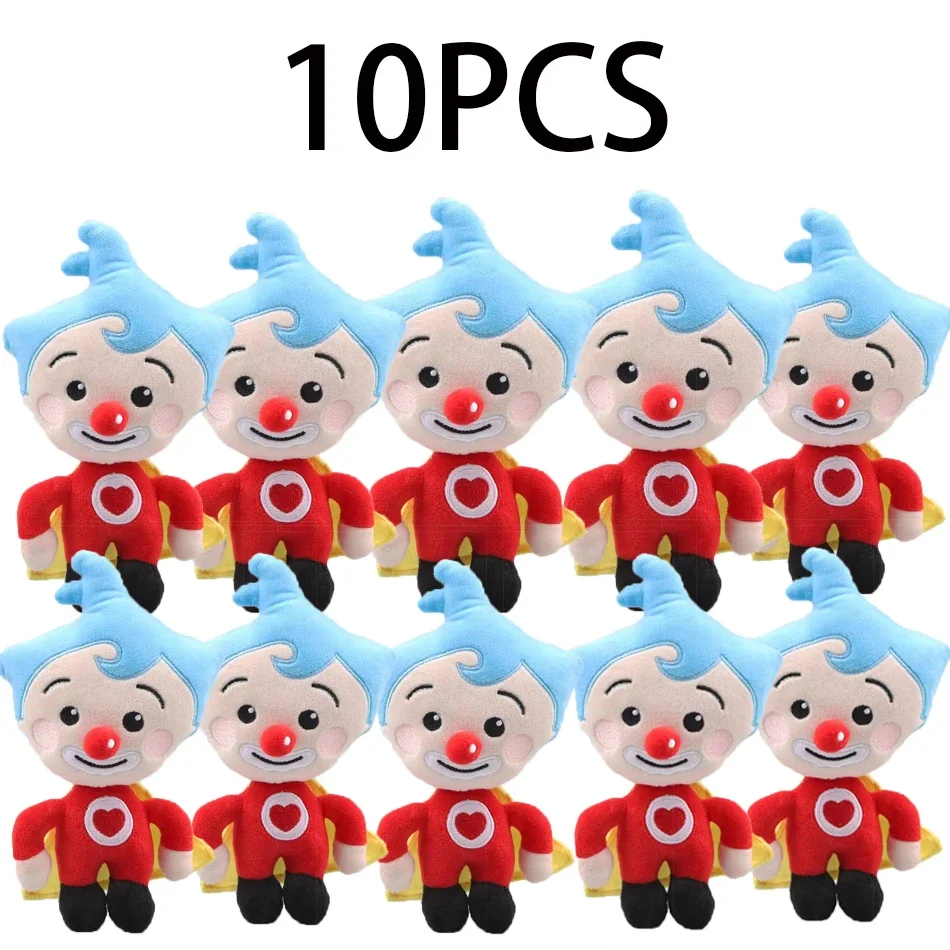 20251-10PCS 25cm Plim Clown Plush Toy Kawaii Clown Plush Toys Doll Soft Stuffed Plush Anime Plush Birthday Gift For Kids