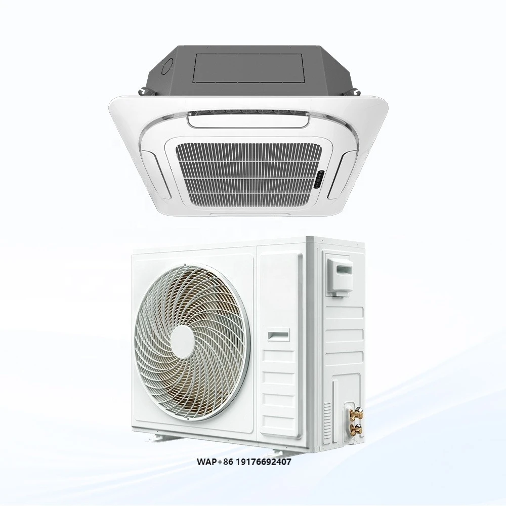 For Ceiling Mounted Air Conditioner Cassette Type Wifi Inverter 360 Airflow Ultra-thin Electrical Energy Efficient Class