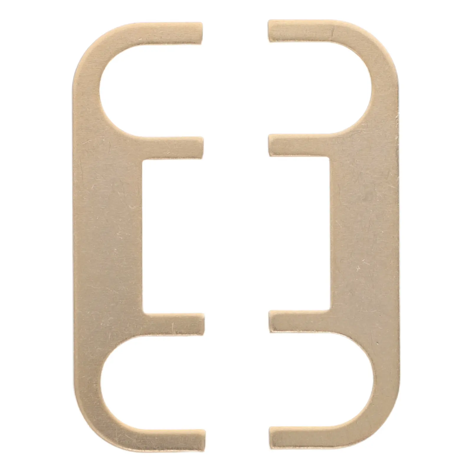 1Pair 45Mm Copper Speaker Terminal Bridge Bar Connector Plates for Bi-Wiring Speaker Cabinet Terminal Strip Enhanced Audio