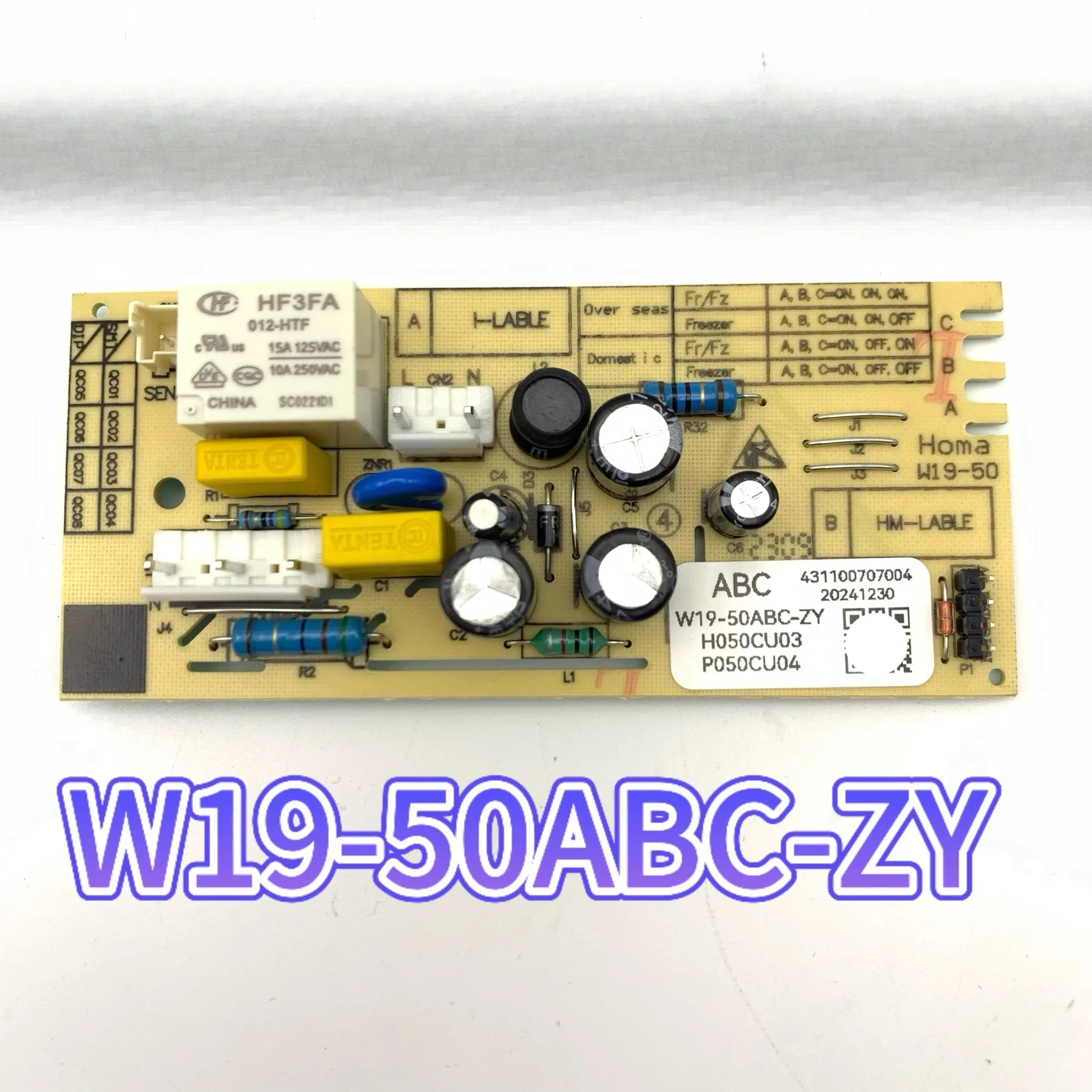 1pcs New For Homa Refrigerator Control Board W19-50AC/W19-50ABC/W19-50AB-ZY Circuit PCB W19-50 Fridge Motehrboard Freezer Parts