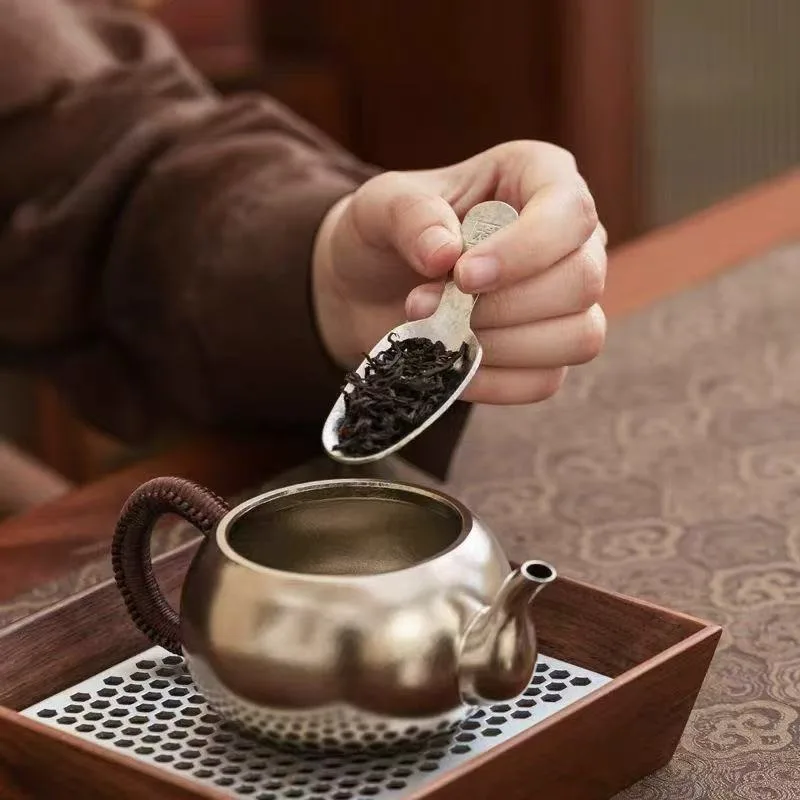 Thickened Teaspoon Short Handle Anti-drop Teaspoon Tea Ceremony Tea Picker Tea Sharing Tool Kung Fu Tea Set Accessories
