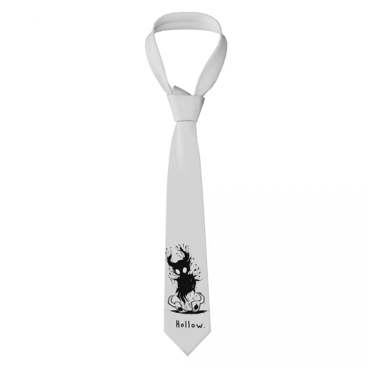 

Hollow Knight Void Necktie Men Women Polyester 8 cm Neck Ties for Men Silk Wide Accessories Gravatas Wedding Accessories Gift
