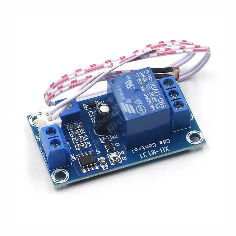 XH-M131 DC 5V / 12V Light Control Switch Photoresistor Relay Module Detection Sensor 10A brightness Automatic Control Module