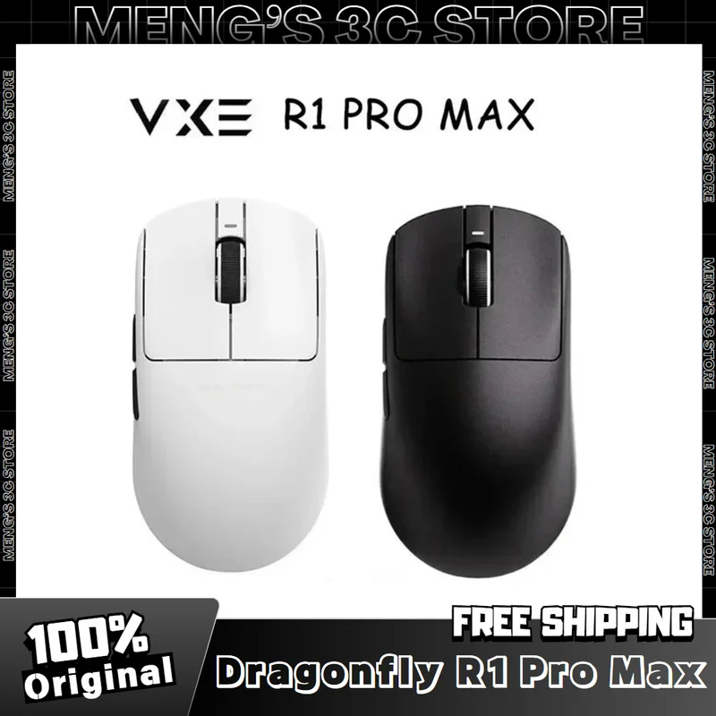 Vgn VXE Dragonfly R1 Pro Max Gaming Mouse Wireless Mouse Paw3395 Sensor Nordic 52840 Smart Speed X Low Delay Custom Office Gamer