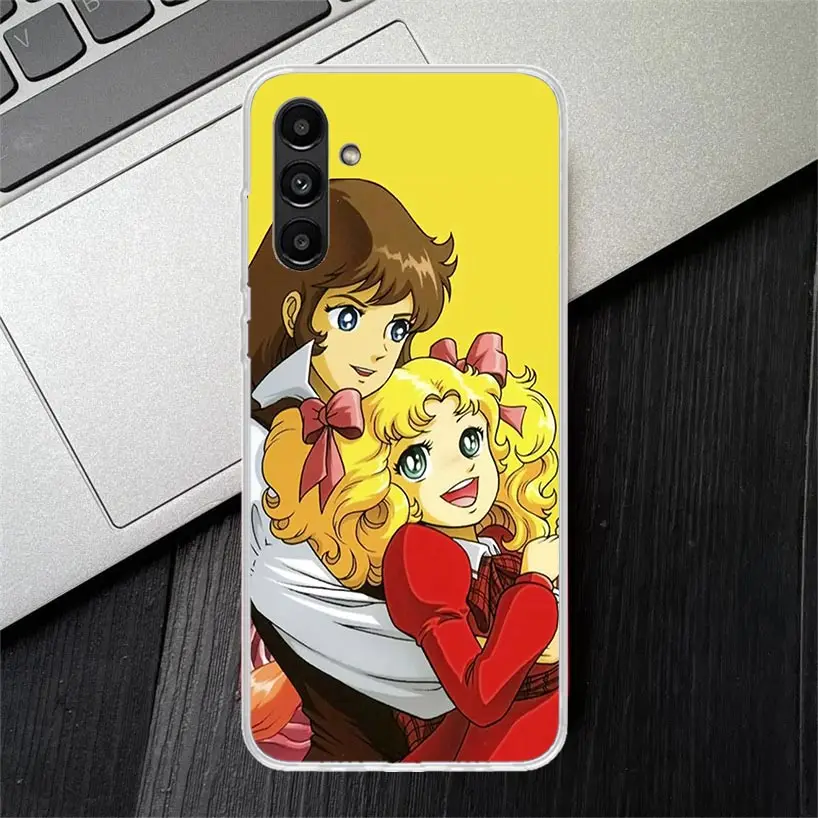 Anime Candy Phone Case For Samsung Galaxy A14 A15 A13 A12 A54 A55 A53 A52 A34 A35 A33 A32 A24 A25 A23 A22 A04S A03S A02S