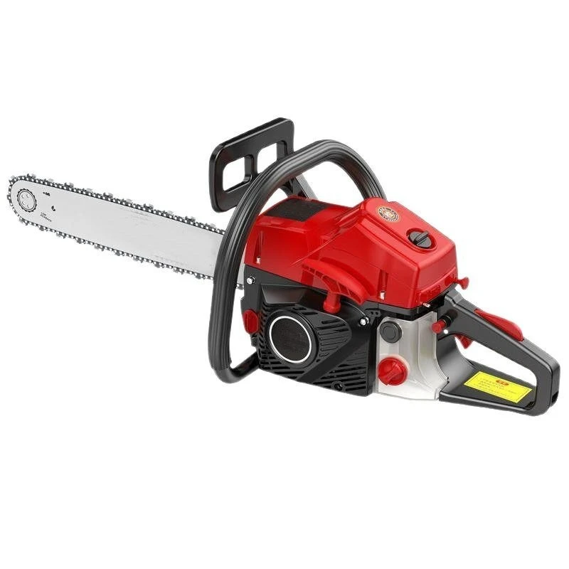 55CC 2-Stroke Chainsaw 19.9KW High Power 78 Cylinder 18/20 Inch Guide Bar 6.5kg Wood Cutting Saw