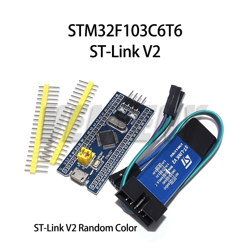 Minimum System Development Board STM32F401 / 411 Original ST-LINK V2 Simulator Download Programmer Original STM32F103C8T6 STM32
