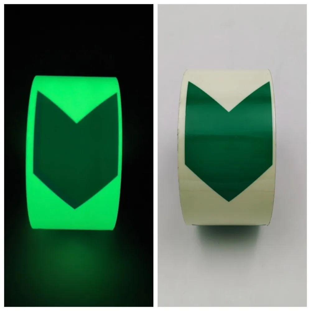 5M Length Emergency Exit Luminous Tape Waterproof Safety Exit Marker Anti-Slip Floor Marker Glow ln The Dark