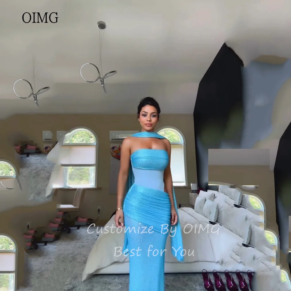OIMG Sexy Strapless Blue Mermaid Prom Gowns Waist Revealing Formal Party Gown Floor Length Evening Dress Customized - AliExpress 320 OIMG Sexy Strapless Blue Mermaid Prom Gowns Waist Revealing Formal Party Gown Floor Length Evening Dress Customized - AliExpress 320