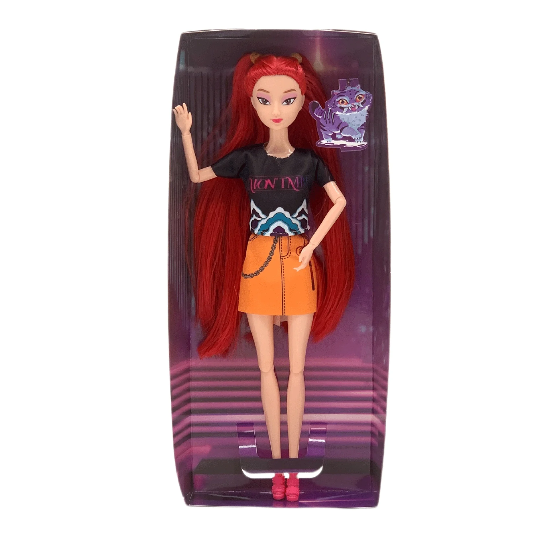 جديد K-Pop شيطان الصيادين أنيمي Kpop فتاة مجموعة الكرتون رومي زوي ميرا عمل أرقام تماثيل من الفينيل نموذج دمى الفتيات هدايا عيد الميلاد #4