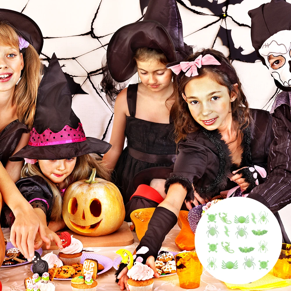 48 stücke Glow Party Spielzeug Robust Glatt Kein Grat Kunststoff Halloween Dekorationen Party Cosplay Schönheit Spielzeug