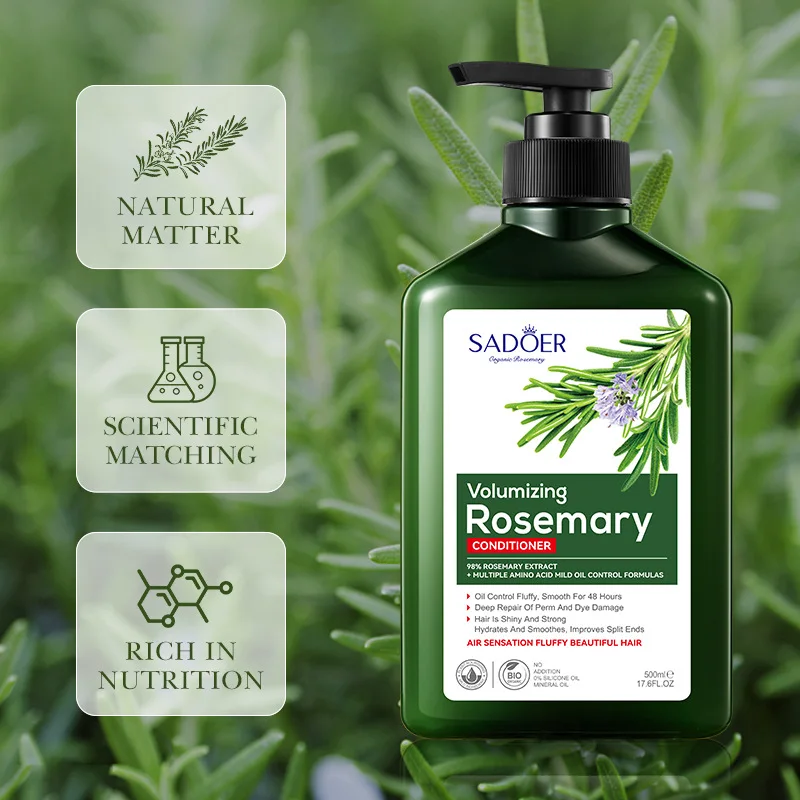 

Repairing and Nourishing Rosemary Hair Products: Oil - Control Conditioner and Moisturizing Hair Mask