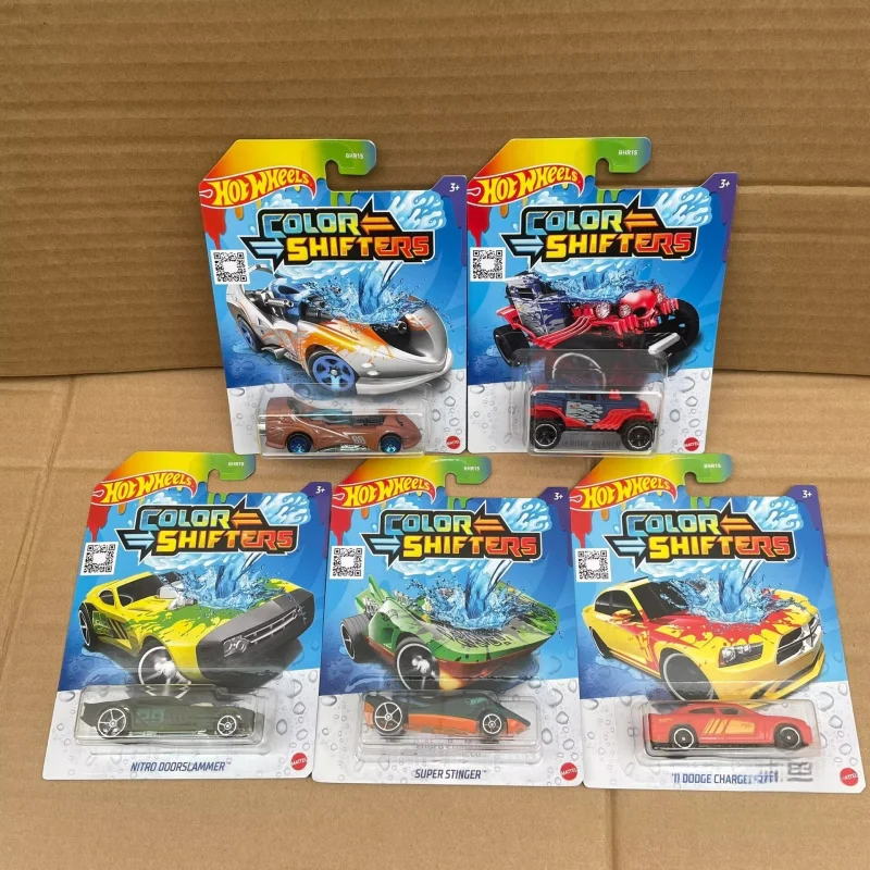 

Hot Wheels Color Shifters Temperature Sensitive Series Lolux GT Hunter Ford Mustang Kids Collectible Racing Car Model Toy