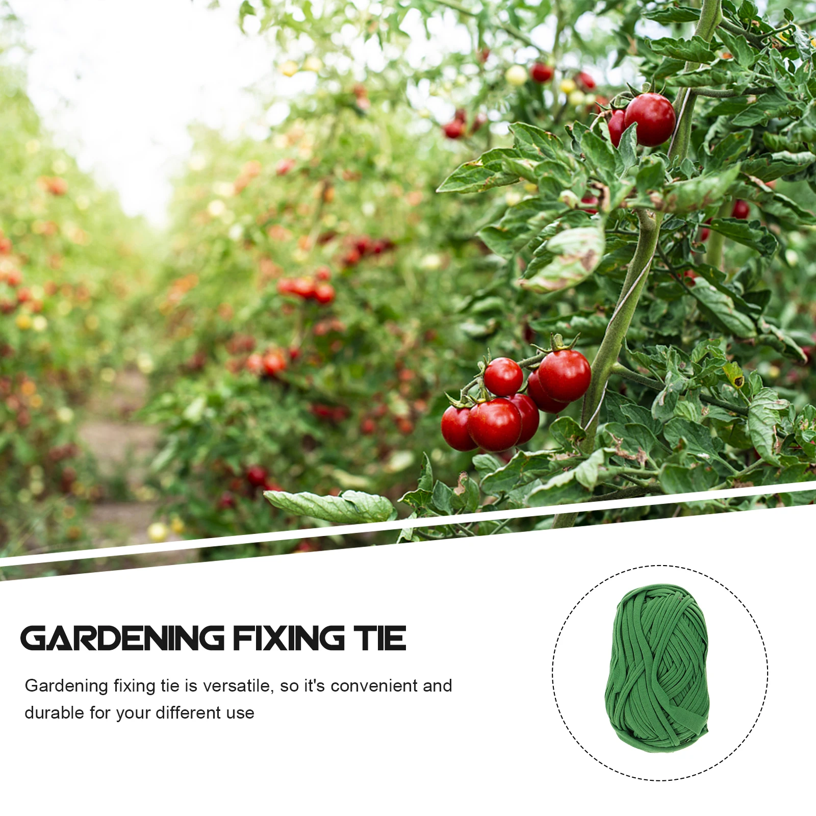 

2 Rolls 30m Plant Support Ties Gardening Straps Cable Fixing Reusable Household Green Acrylic Fiber Multi Functional