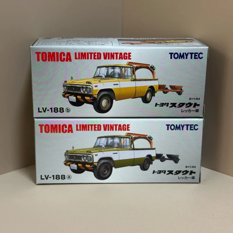 TAKARA TOMY TOMYTEC Tomica 1/64 TLV-188a TLV-188b Toyota Stout Wrecker Alloy Toy Motor Diecast Metal Model Gifts