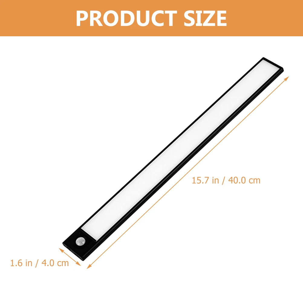 

Human Body Sensor LED Night Light Warm Tone Motion Closet Bathroom Wardrobe Plug Abs Material Kids Bedroom Bedside Lamp