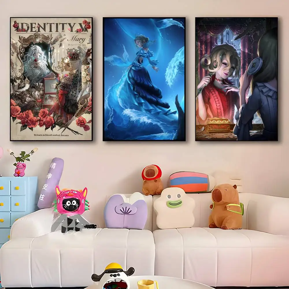 Game Identity V Anime Bloody Queen Mary Posters HD Print Vintage Wall Art Decor for Home Study Room
