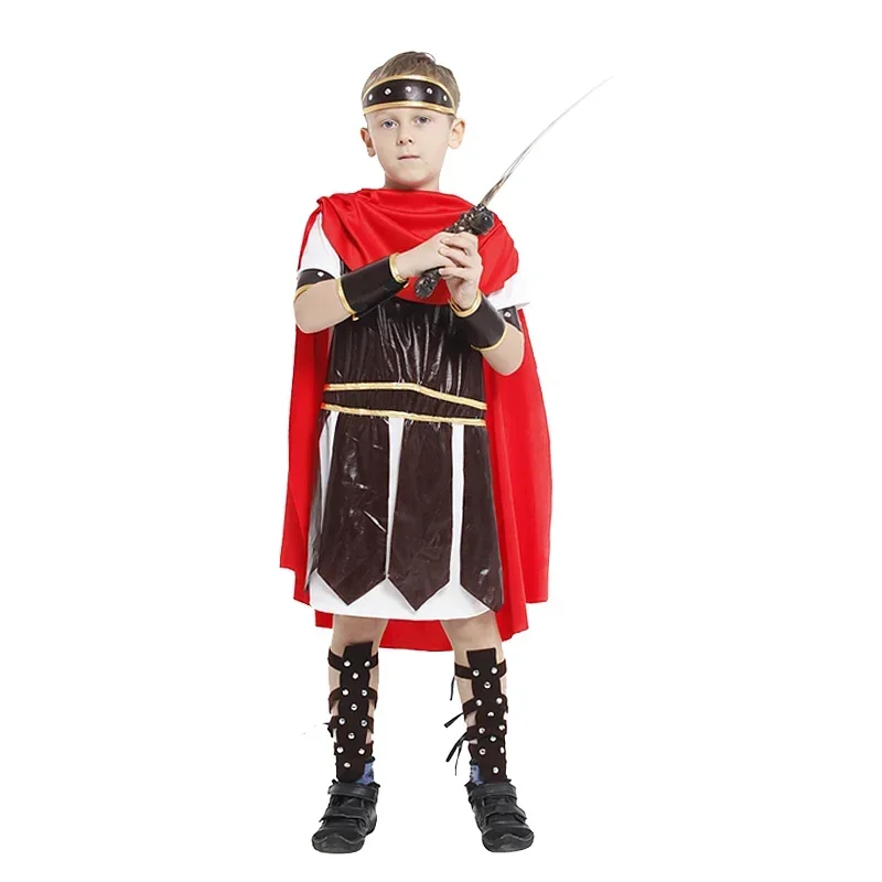 子供のための戦士の変装,豪華なドレス,武器なし,greek,男の子,カーニバル,誕生日パーティー,アニメ,クリスマス