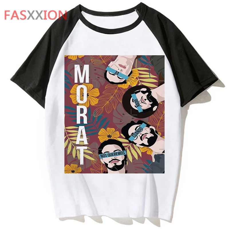 Camiseta Morat para mujer, camisetas japonesas, ropa de cómic para niña