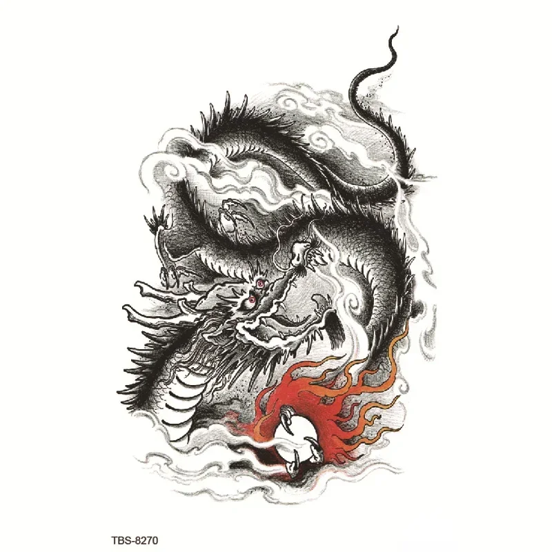 

Wolf Flower Water Transfer Temporary Tattoo Sticker Flash Waterproof Arm Body Art Tattoo Sticker